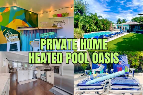 Heated Pool Oasis | 5 Min To Beach/DT | Mini Golf!