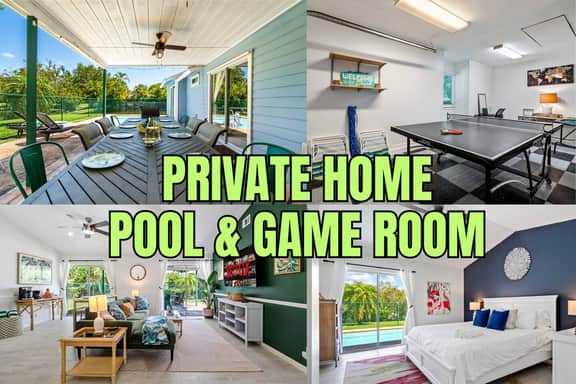 Lakefront Pool Home w/ Game Room | Central Spot!